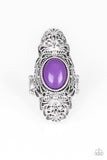Paparazzi Accessories - Flair for the Dramatic - Purple Ring - Travona's Dazzling Jewels
