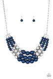 Paparazzi Accessories - Dream Pop - Blue Necklace - Travona's Dazzling Jewels