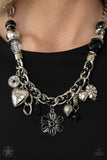 Paparazzi - Charmed, I Am Sure - Black Necklace