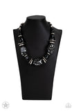 Paparazzi - In Good Glazes - Black Necklace