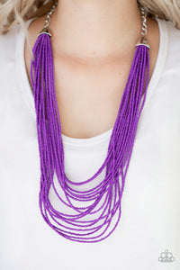 Paparazzi - Peacefully Pacific - Purple Necklace