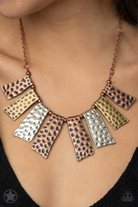 Paparazzi - A Fan of the Tribe - Multicolored Necklace 