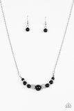 Paparazzi Accessories - Absolutely Brilliant - Black Necklace - Travona's Dazzling Jewels
