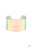 Paparazzi Accessories - Holographic Aura - Multi Colored Cuff Bracelet - Travona's Dazzling Jewels