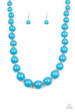 Paparazzi Accessories - Everyday Eye Candy - Blue Necklace - Travona's Dazzling Jewels