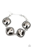 Paparazzi Accessories - Megawatt - Silver Bracelet - Travona's Dazzling Jewels