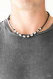 Paparazzi Accessories - PIRATE First Class - Black Urban Necklace - Travona's Dazzling Jewels