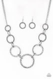 Paparazzi Accessories - City Circus - Silver Necklace - Travona's Dazzling Jewels