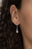 Paparazzi - Flirtatiously Flashy - Pink Heart Necklace