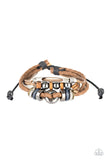 Paparazzi Accessories - Hello Hiker - Brown Urban Bracelet - Travona's Dazzling Jewels