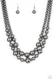 Paparazzi Accessories - I Double Dare You - Black Necklace - Travona's Dazzling Jewels