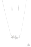 Paparazzi Accessories - Rising Starlet - White Necklace - Travona's Dazzling Jewels