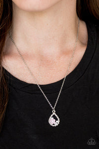 Paparazzi - Serene Spring Showers - Pink Necklace