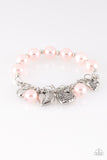 Paparazzi - More Amour - Pink Charm Bracelet