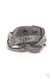 Paparazzi - Nice Girls Finish Last - Silver Snap Bracelet