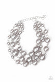 Paparazzi - Until The End Of TIMELESS - Silver Pearl Bracelet