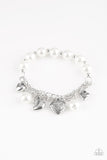Paparazzi - More Amour - White Charm Bracelet