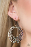 Paparazzi - Wistfully Winchester - Copper Earrings