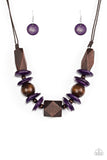 Paparazzi - Pacific Paradise - Purple Necklace