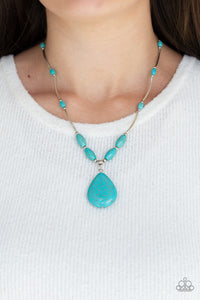 Paparazzi - Explore The Elements - Blue Necklace