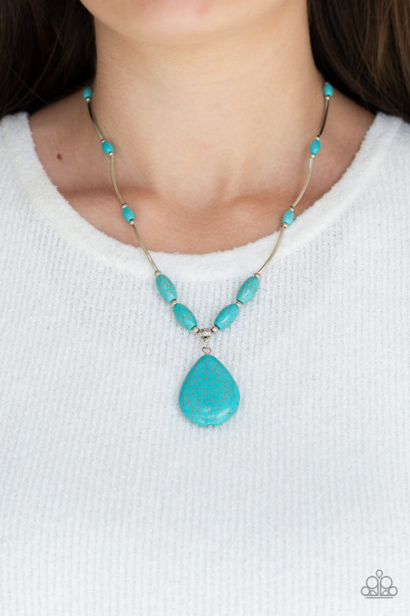 Paparazzi - Explore The Elements - Blue Necklace