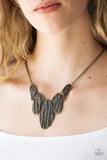 Paparazzi - A New DISCovery - Brass Necklace