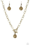 Paparazzi - Sorority Sisters - Brass Necklace