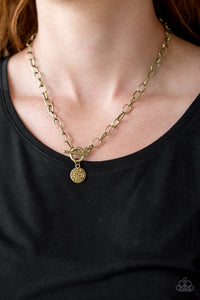 Paparazzi - Sorority Sisters - Brass Necklace