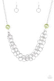 Paparazzi - Daring Diva - Green Necklace