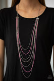 Paparazzi - Radical Rainbows - Pink Chain Link Necklace