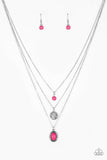 Paparazzi - Southern Roots - Pink Necklace
