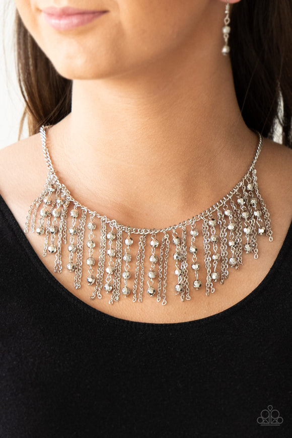 Paparazzi - Rebel Remix - Silver Necklace