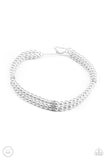 Paparazzi - Put On Your Party Dress - Silver Pearl Choker