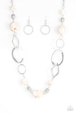 Paparazzi - Thats TERRA-ific! - White Long Necklace