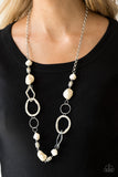 Paparazzi - Thats TERRA-ific! - White Long Necklace