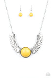 Paparazzi - Egyptian Spell - Yellow Necklace