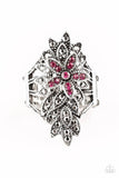Paparazzi - Formal Floral - Pink Ring