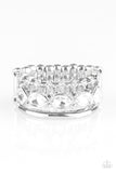 Paparazzi - Backstage Sparkle - White Ring