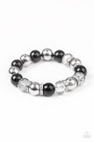 Paparazzi - Camera Chic - Black Stretch Bracelet