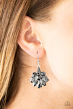 Paparazzi - Fiercely Famous - Silver Earrings