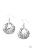 Paparazzi - A Taste For Texture - Small Silver Earrings