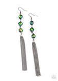 Paparazzi Accessories - Moved to TIERS - Multicolored Earrings - Travona's Dazzling Jewels