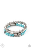 Paparazzi - Trail Mix Mecca - Blue Bracelet