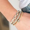 Paparazzi Accessories - Treasure Trekker - Gold Urban Bracelet - Travona's Dazzling Jewels