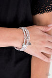 Paparazzi - Really Romantic - Silver Bracelet