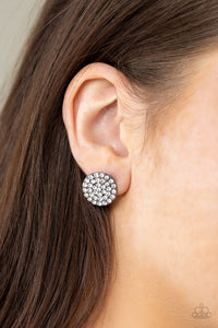 Paparazzi - Greatest Of All Time - Black Post Earrings