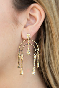 Paparazzi - ARTIFACTS Of Life - Brass Earrings