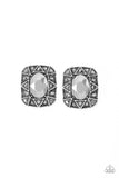 Paparazzi - Young Money - Silver Stud Earrings