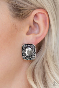 Paparazzi - Young Money - Silver Stud Earrings