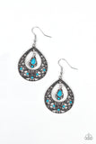 Paparazzi - All-Girl Glow - Blue Earrings